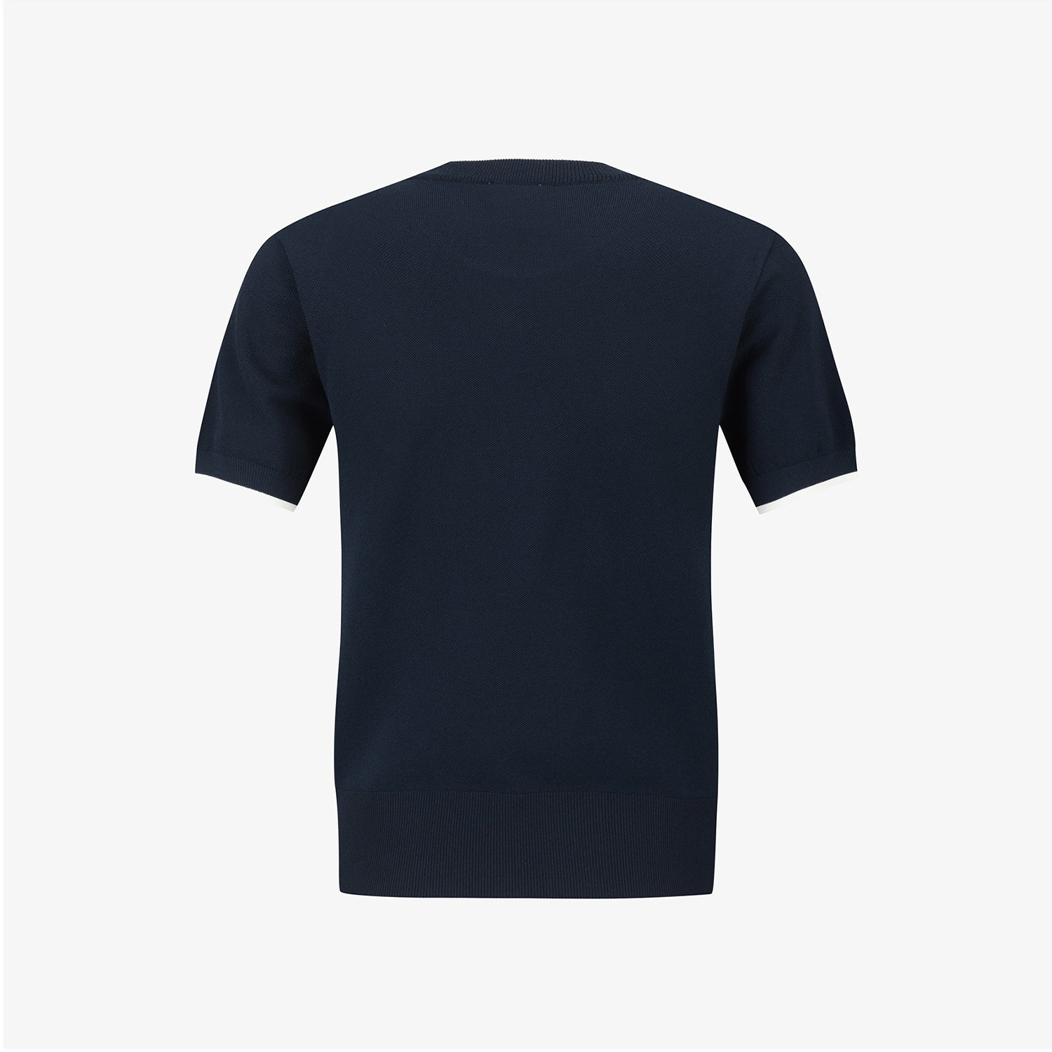 Contrast Round-Neck Knit_NA