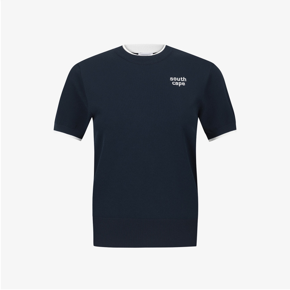 Contrast Round-Neck Knit_NA