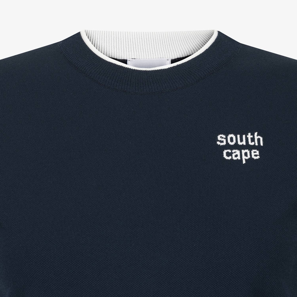 Contrast Round-Neck Knit_NA