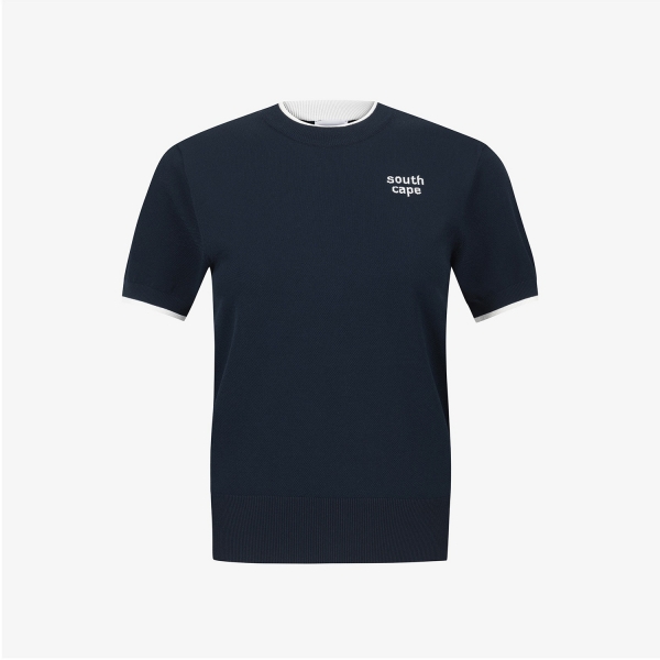 Contrast Round-Neck Knit_NA