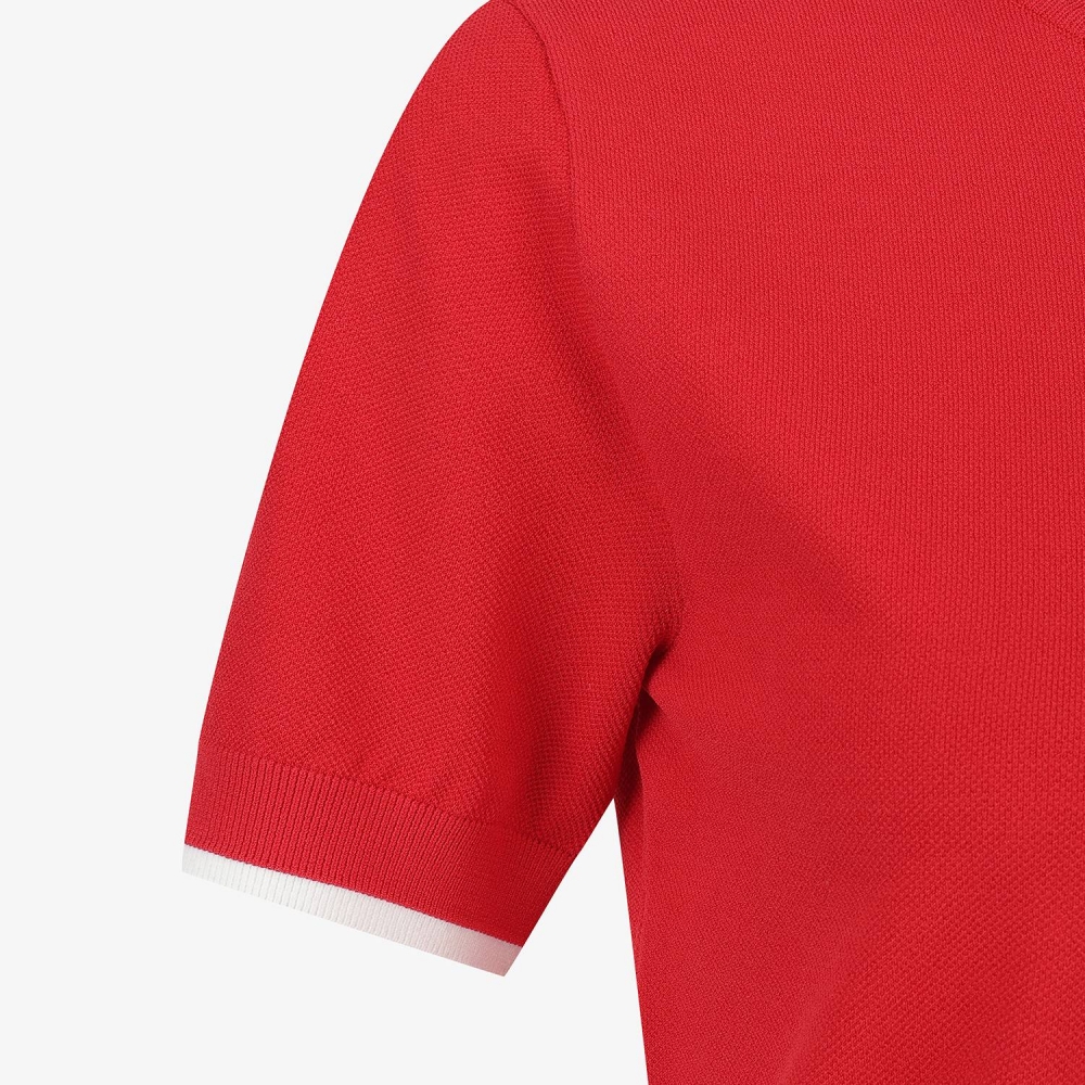 Contrast Round-Neck Knit_RD