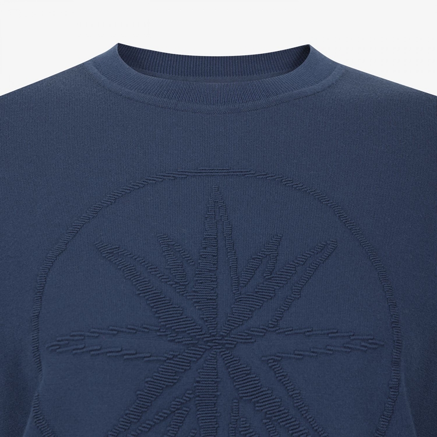 Southcross Embossed Round-Neck Knit_NA