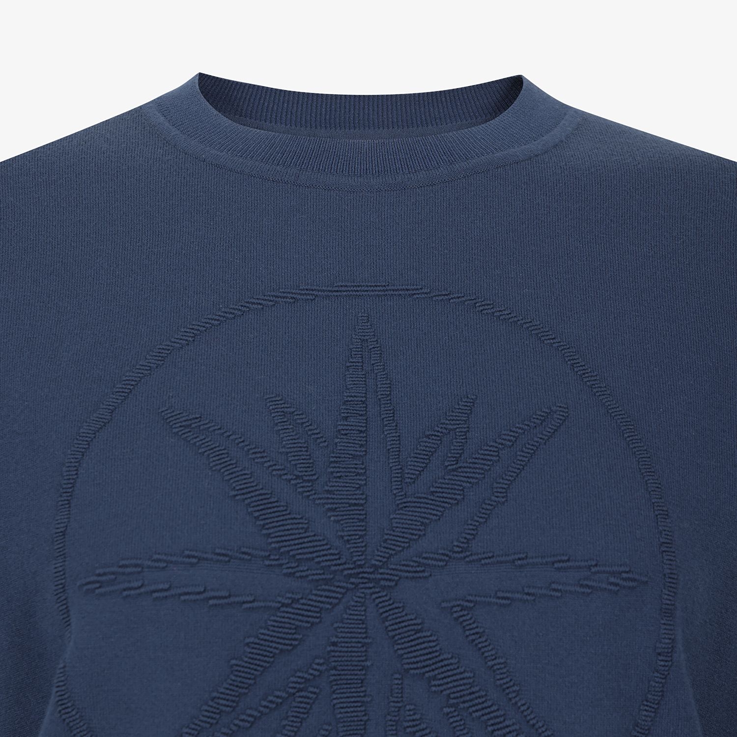 Southcross Embossed Round-Neck Knit_NA