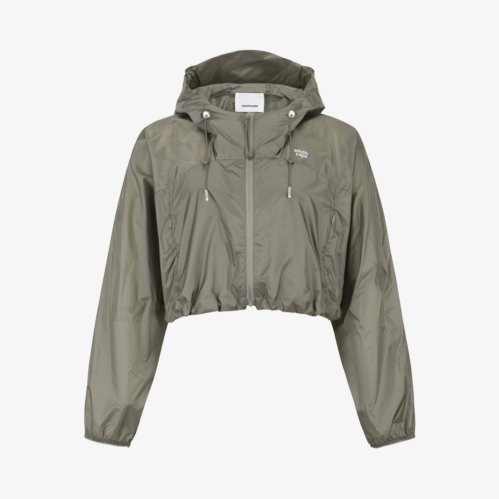 Cropped Hooded Wind Jacket_BE