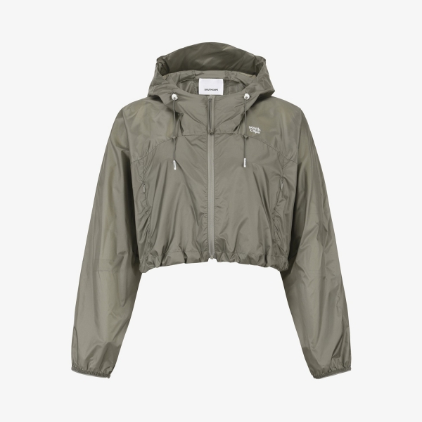 Cropped Hooded Wind Jacket_BE