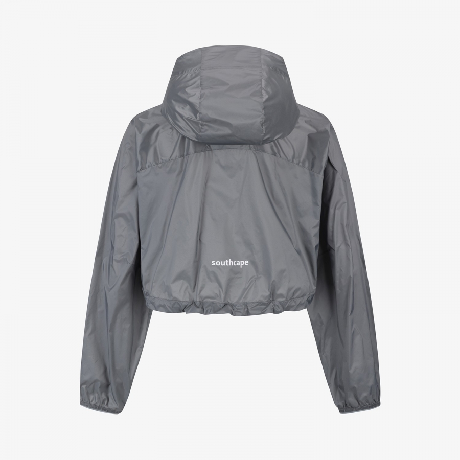 Cropped Hooded Wind Jacket_GY