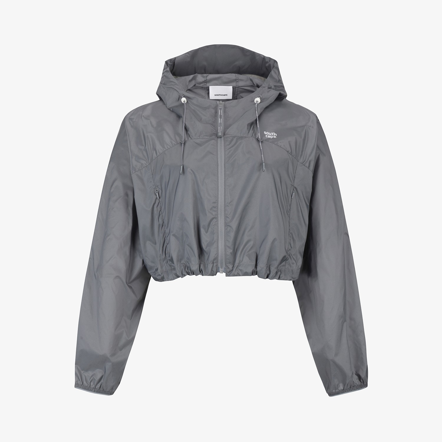 Cropped Hooded Wind Jacket_GY