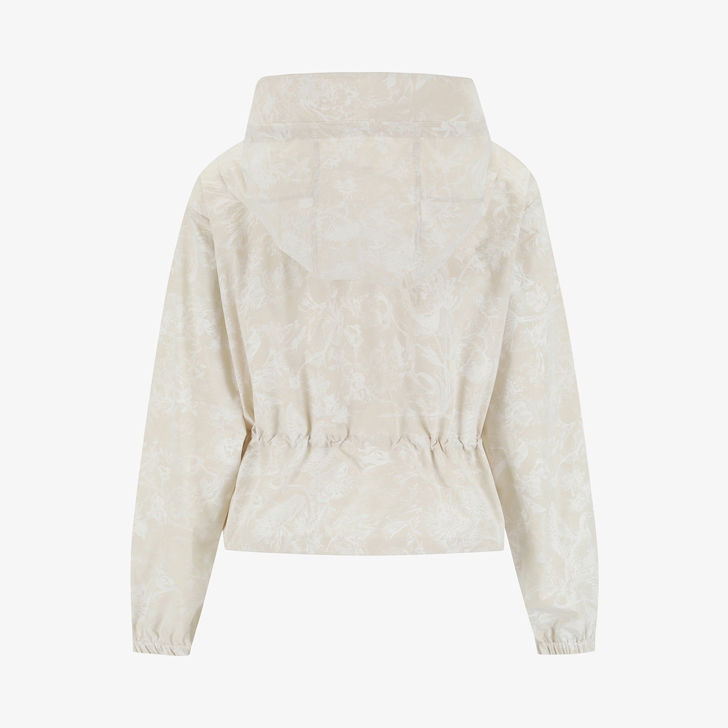 Blossom Pattern Hooded Zip-Up Jumper_LE