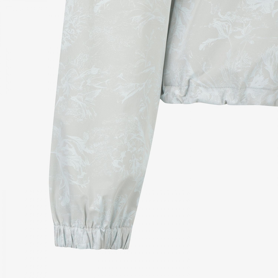 Blossom Pattern Hooded Zip-Up Jumper_LG