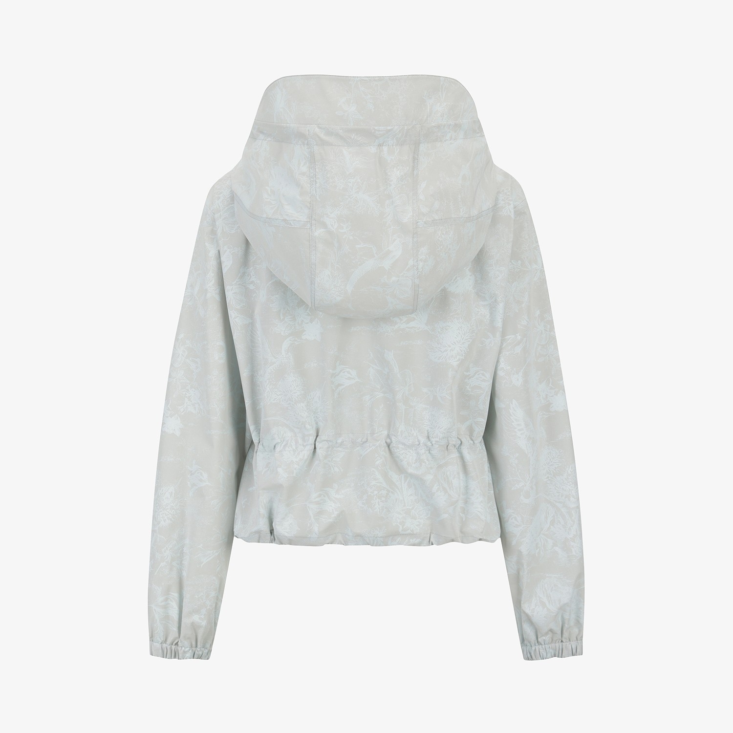 Blossom Pattern Hooded Zip-Up Jumper_LG