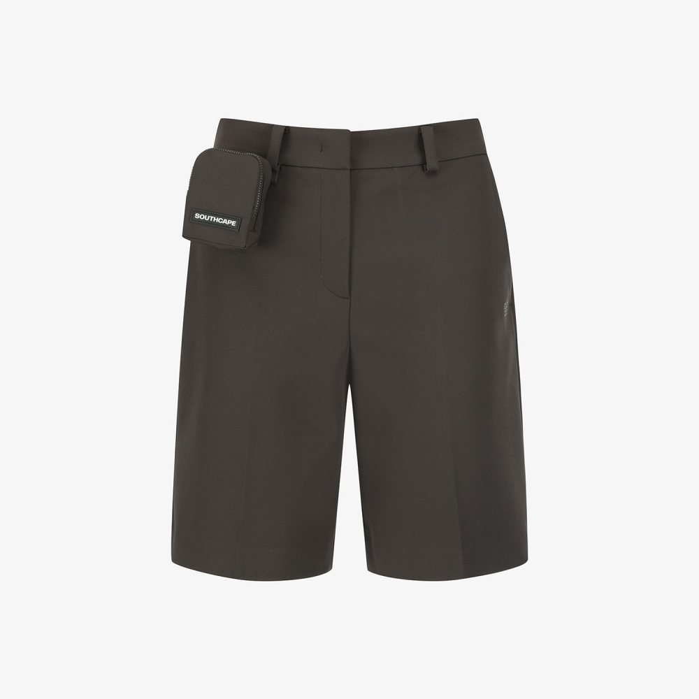 Ball Pocket Denim-Like Bermuda Shorts_BR