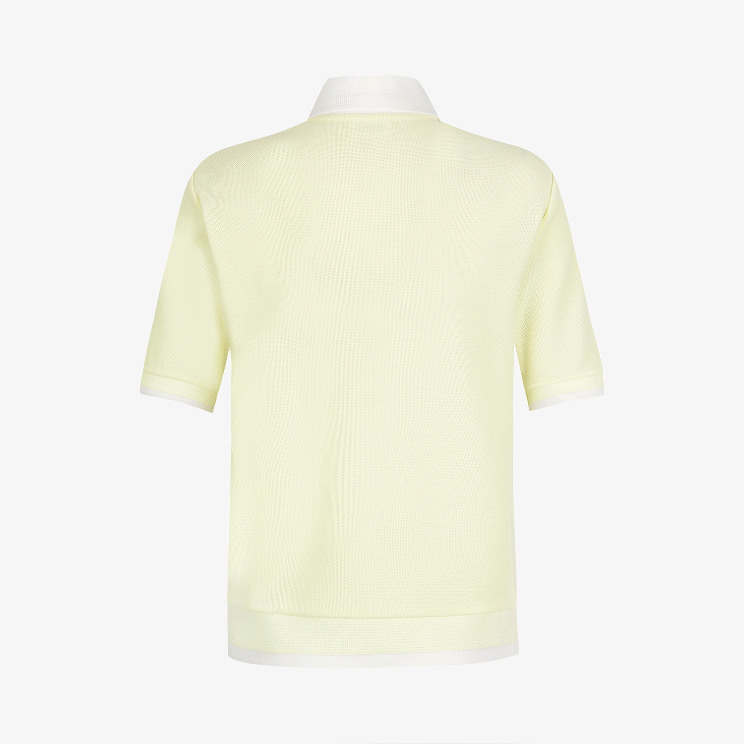 Color-Block Collar Piqu&eacute; Polo Shirt_LY