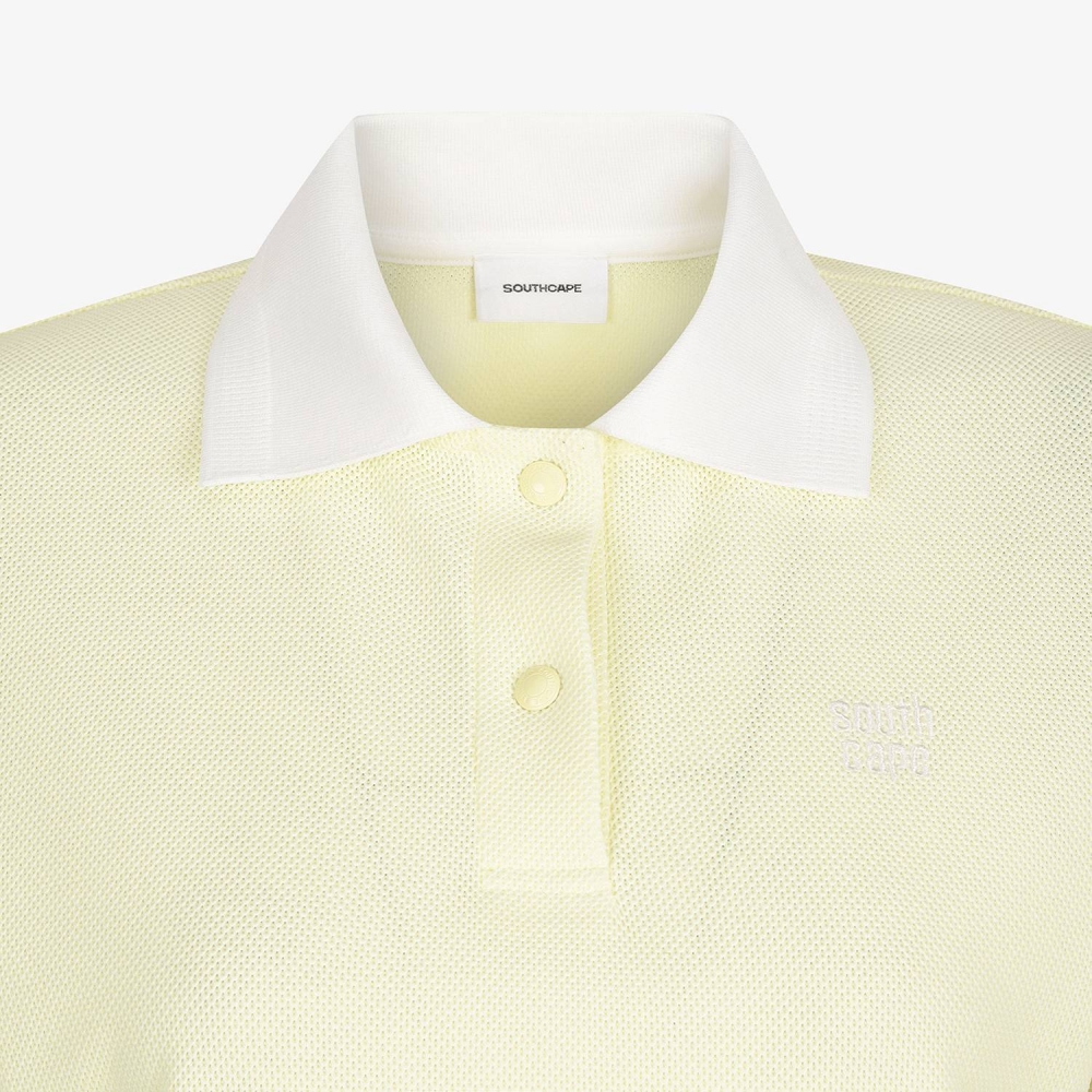 Color-Block Collar Piqu&eacute; Polo Shirt_LY