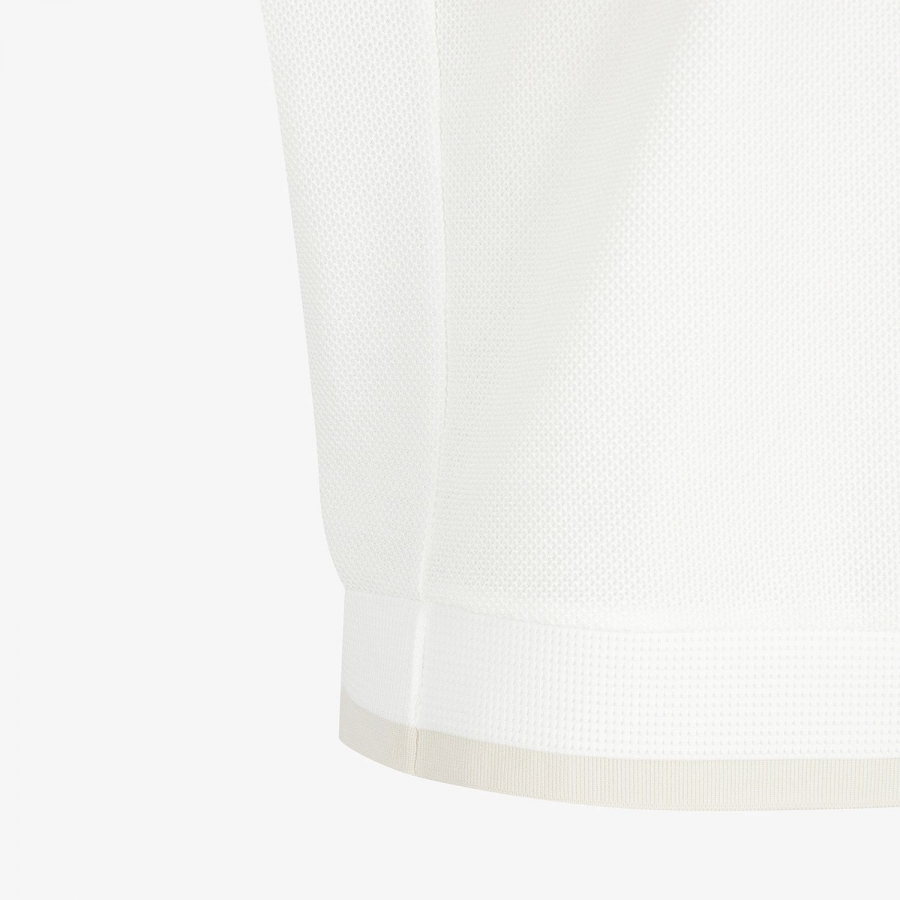 Color-Block Collar Piqu&eacute; Polo Shirt_WT