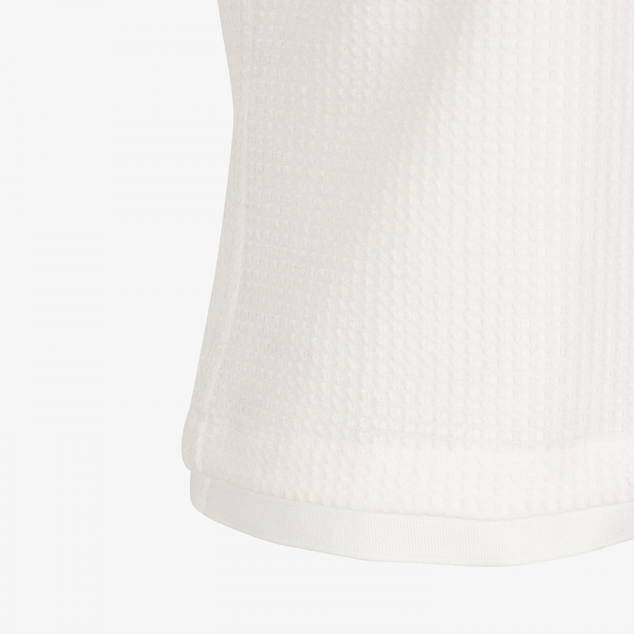Waffle-Texture Collar T-Shirt_IV
