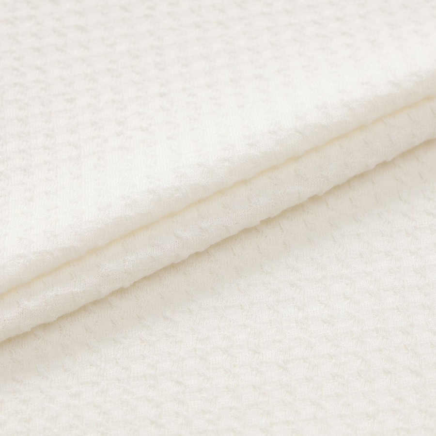 Waffle-Texture Collar T-Shirt_IV