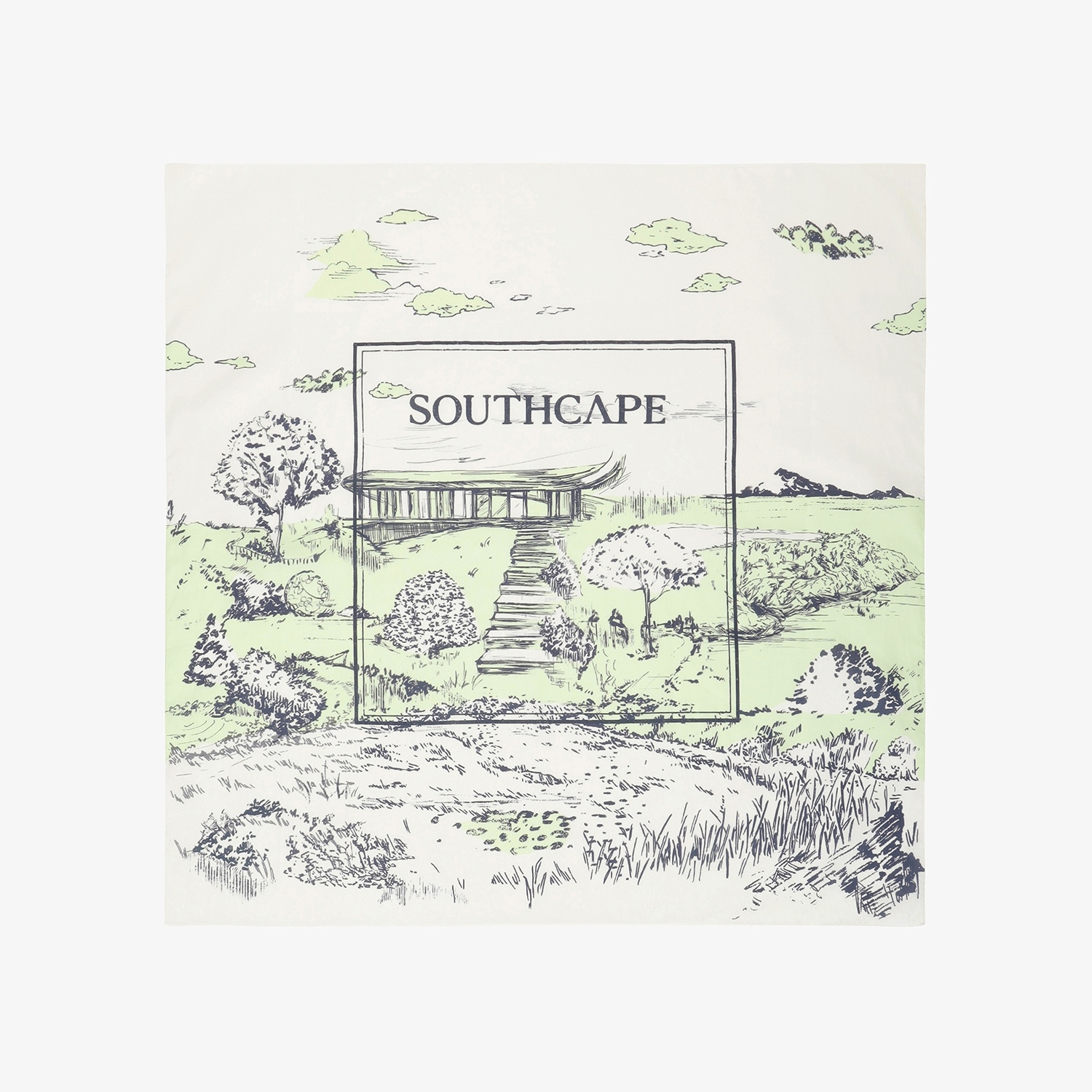 Namhae Heritage Frame Art Scarf_IV