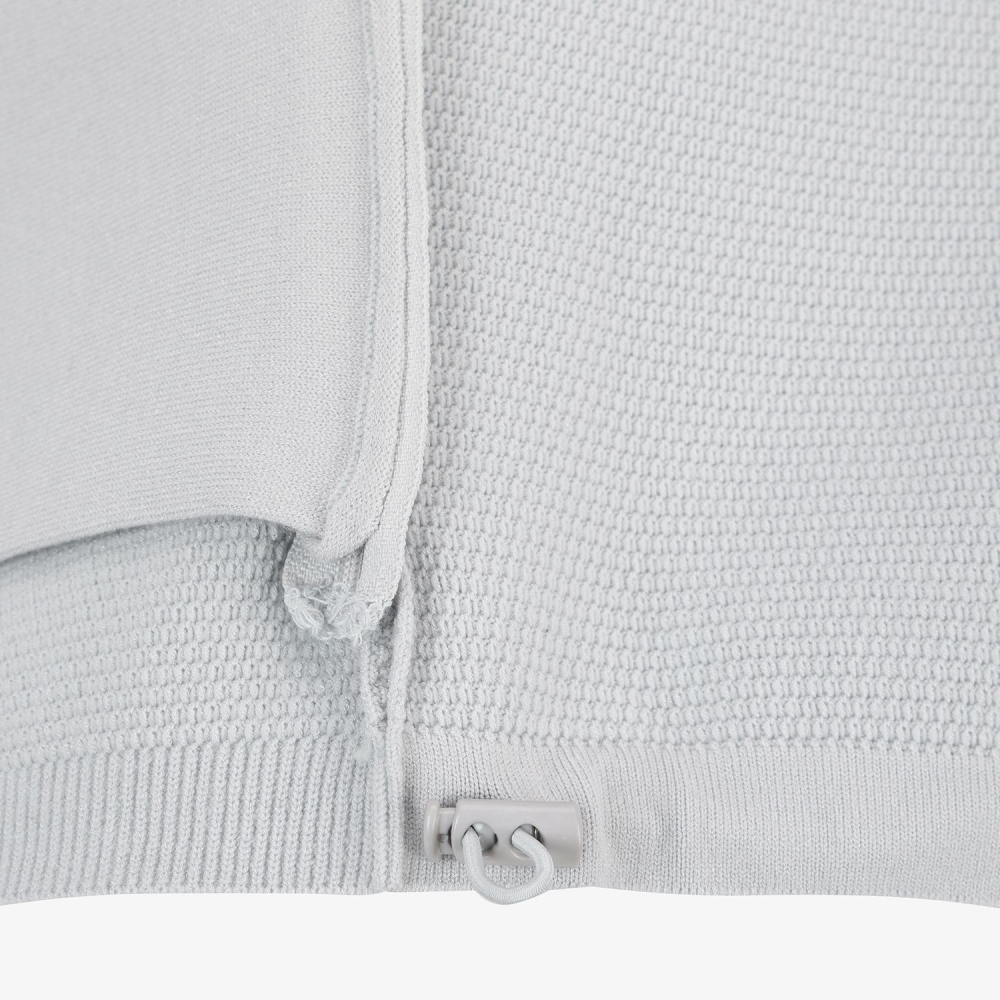 Contrast Logo Hooded Knit Cardigan_LG