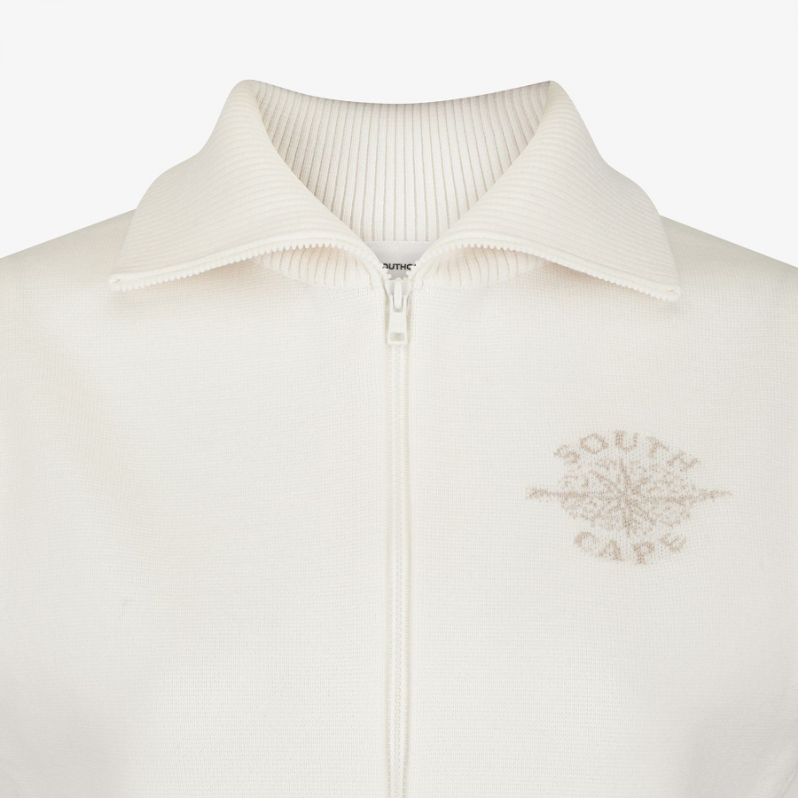 Southcross Wool Half-Neck Zip-Up Knit Vest_IV