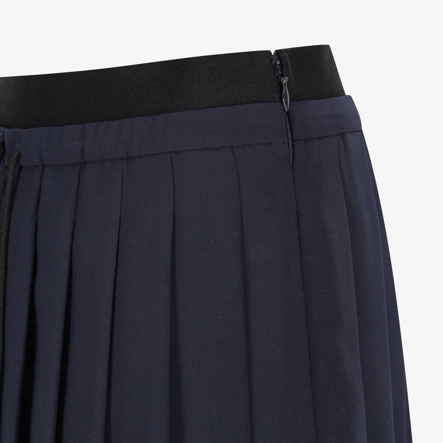 Pleated Elastic-Waist Skirt_DA