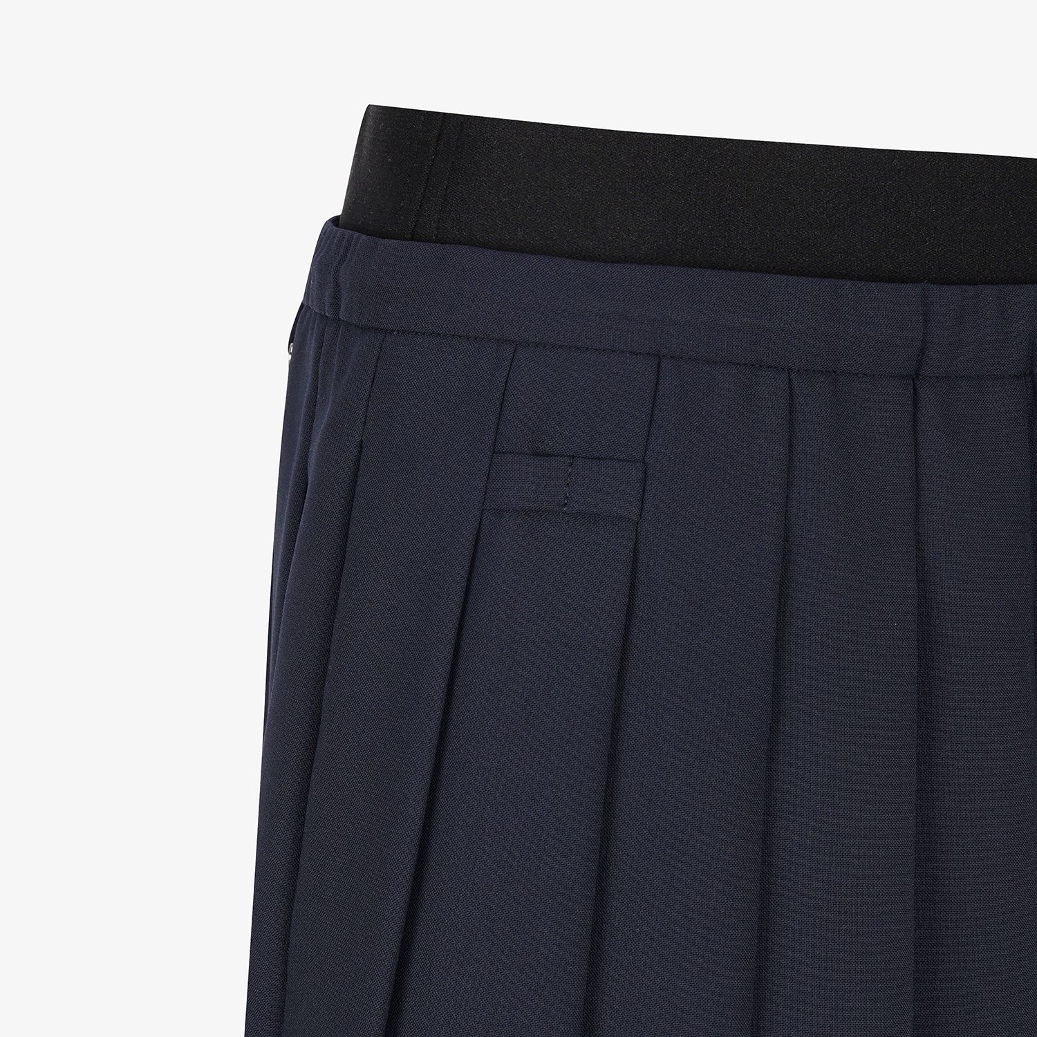 Pleated Elastic-Waist Skirt_DA