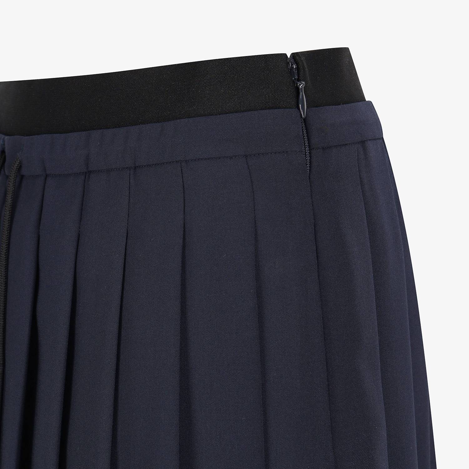 Pleated Elastic-Waist Skirt_DA