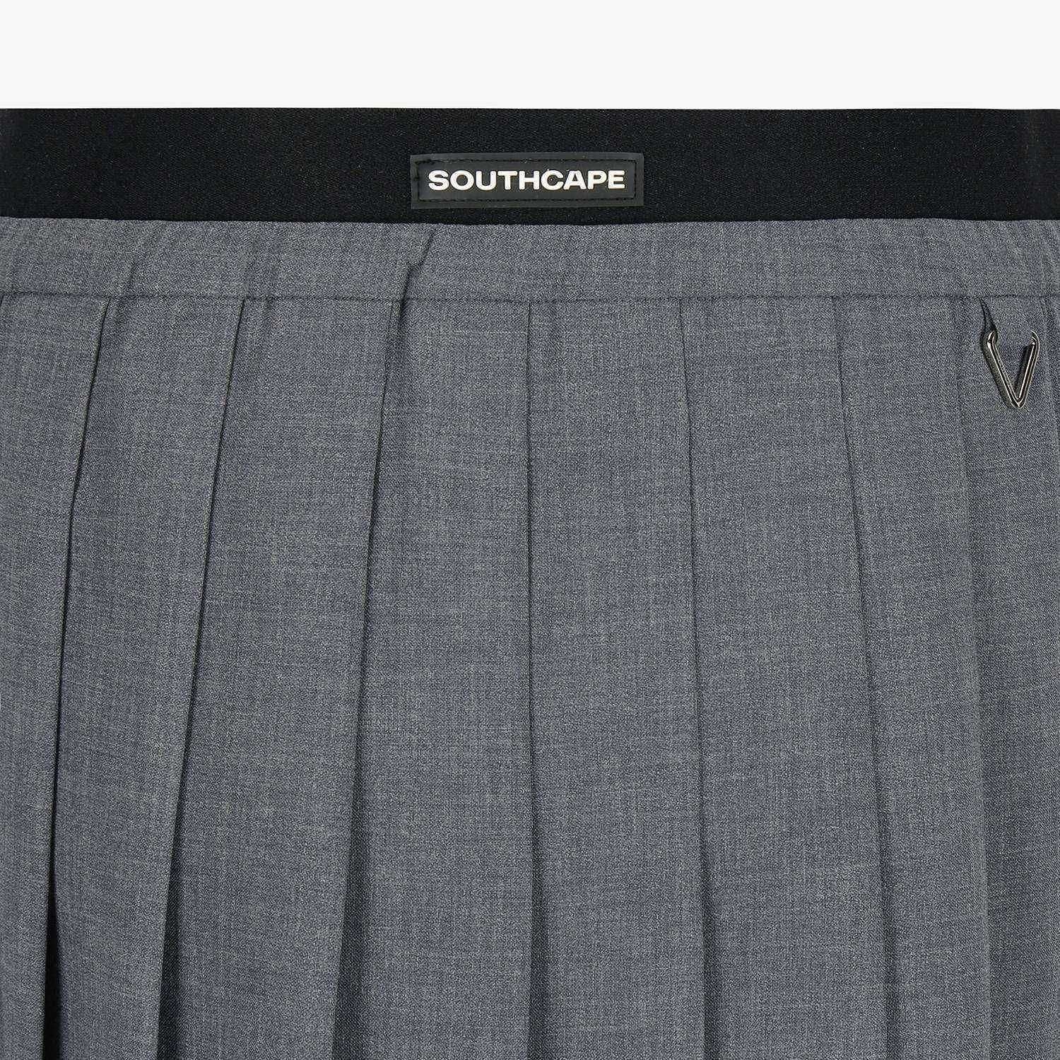 Pleated Elastic-Waist Skirt_DG