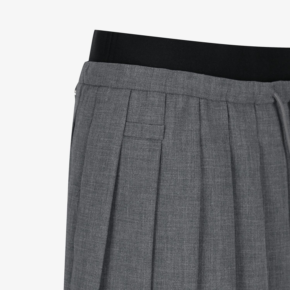 Pleated Elastic-Waist Skirt_DG