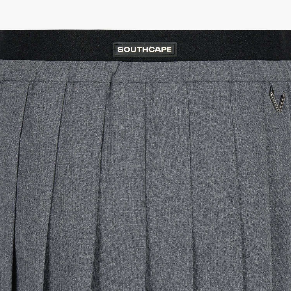 Pleated Elastic-Waist Skirt_DG
