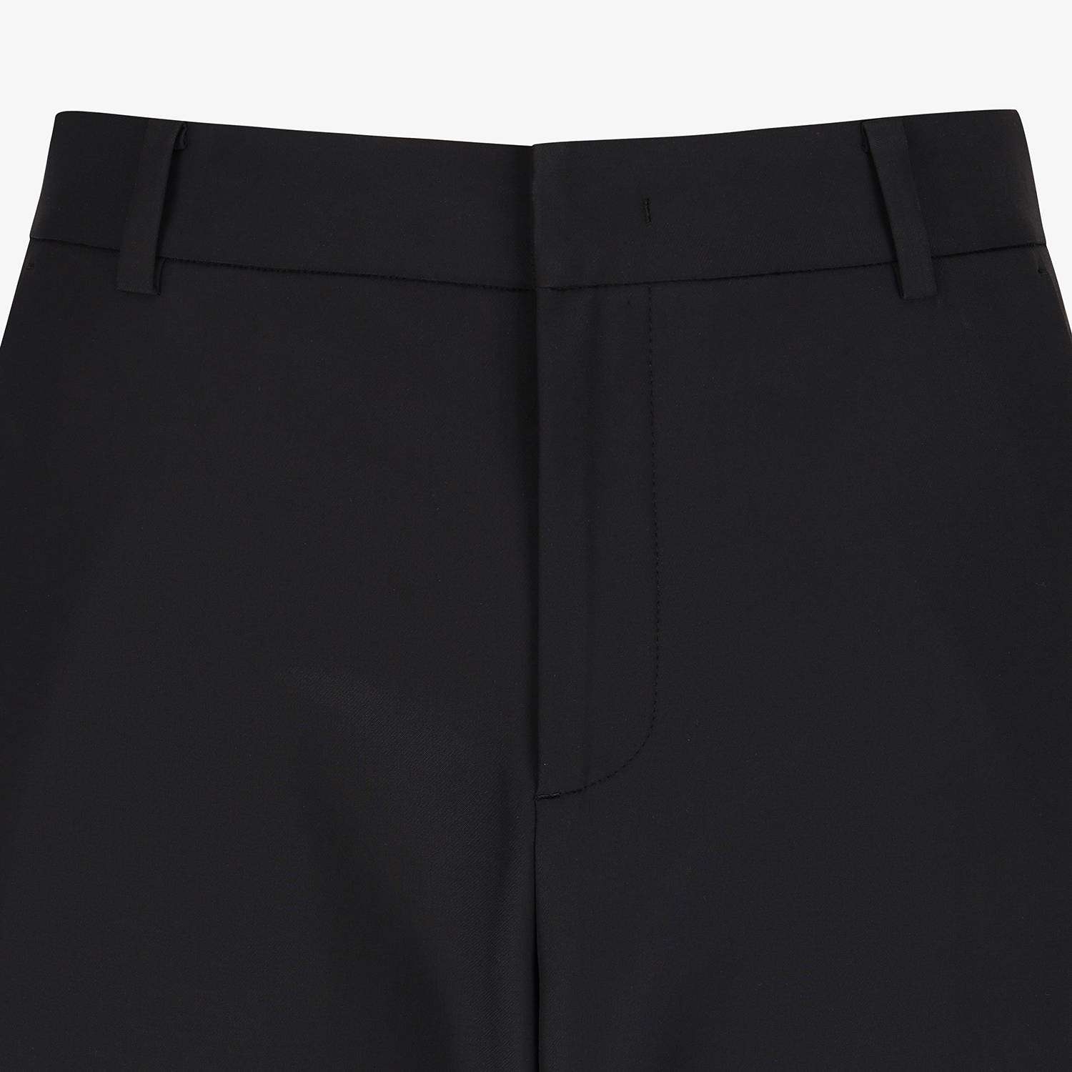 Logo-Band Wide Pants_BK