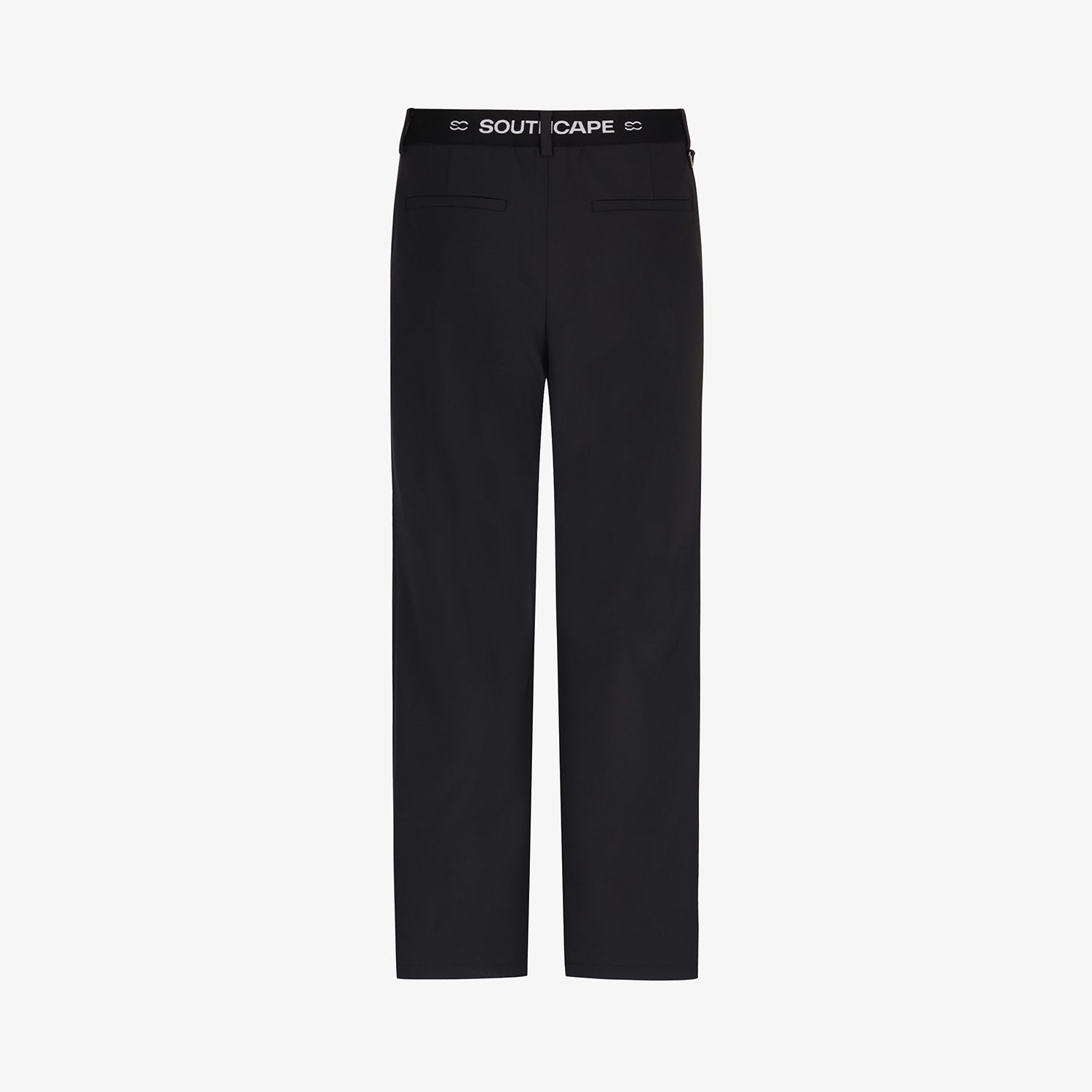 Logo-Band Wide Pants_BK