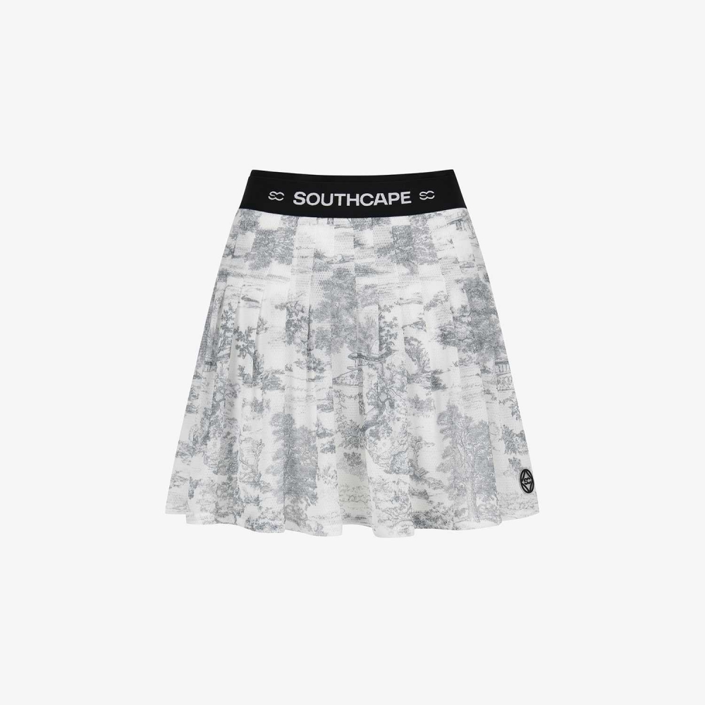 Namhae Heritage Print Balloon Skirt_GY