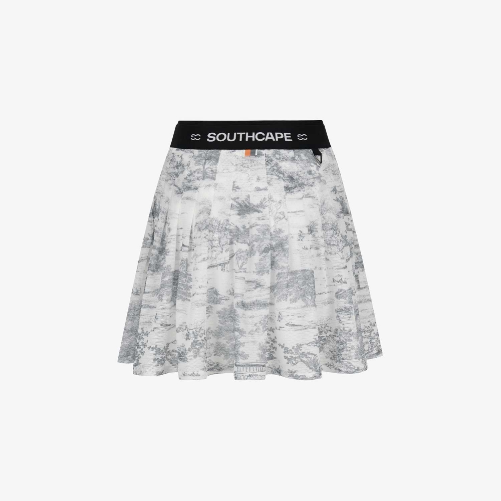Namhae Heritage Print Balloon Skirt_GY