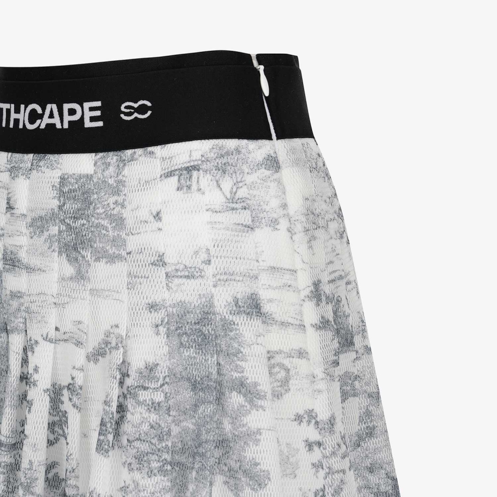 Namhae Heritage Print Balloon Skirt_GY