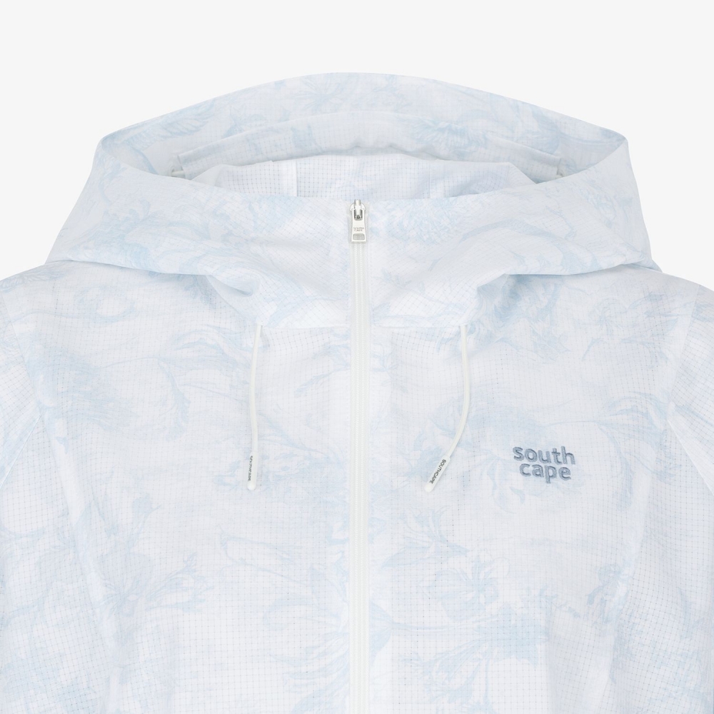 Blossom Pattern Half-Zip Anorak_LB