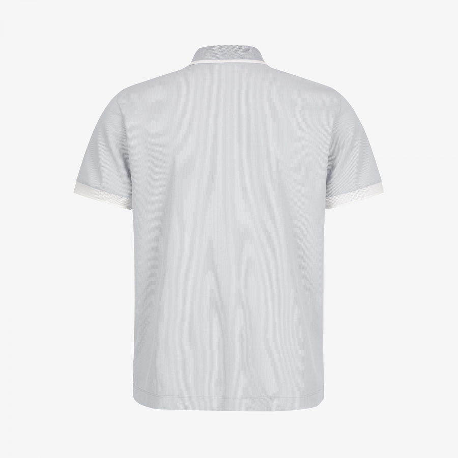 Contrast Collar Half-Zip Polo Shirt_LG