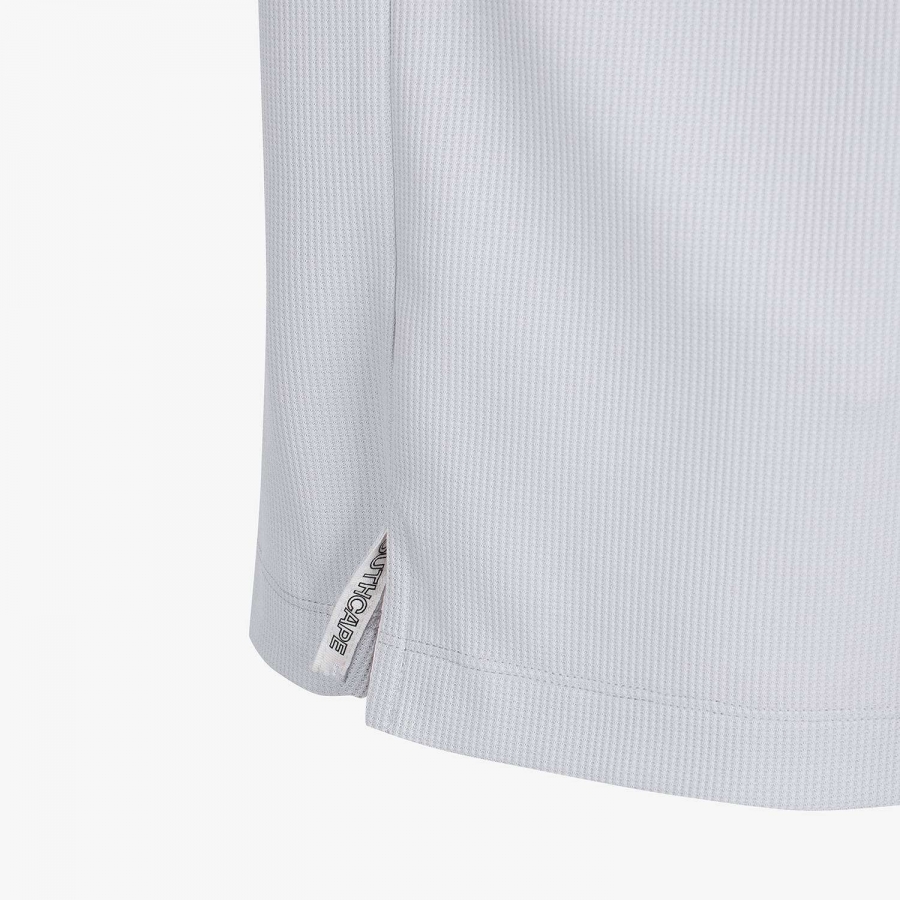 Contrast Collar Half-Zip Polo Shirt_LG