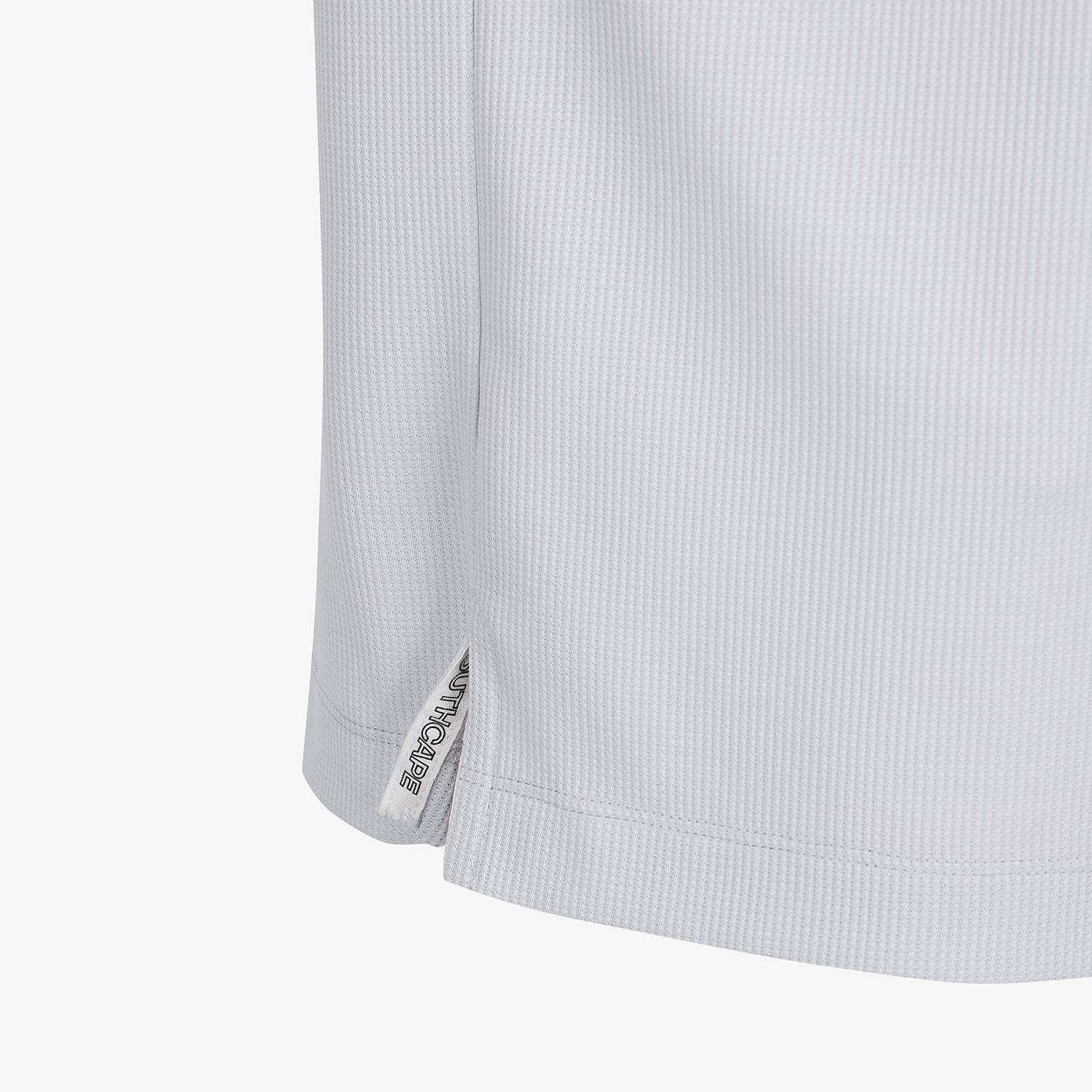 Contrast Collar Half-Zip Polo Shirt_LG