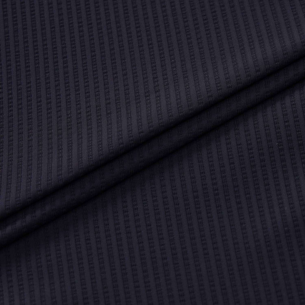 Cool-Touch Ribbed Contrast-Collar Polo Shirt_DA