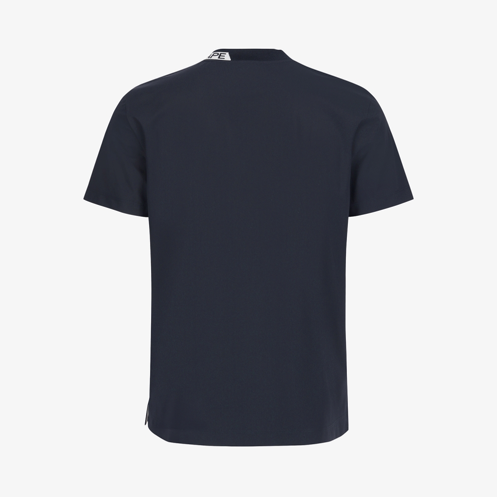 Logo-Neck Performance Short-Sleeve T-Shirt_DA