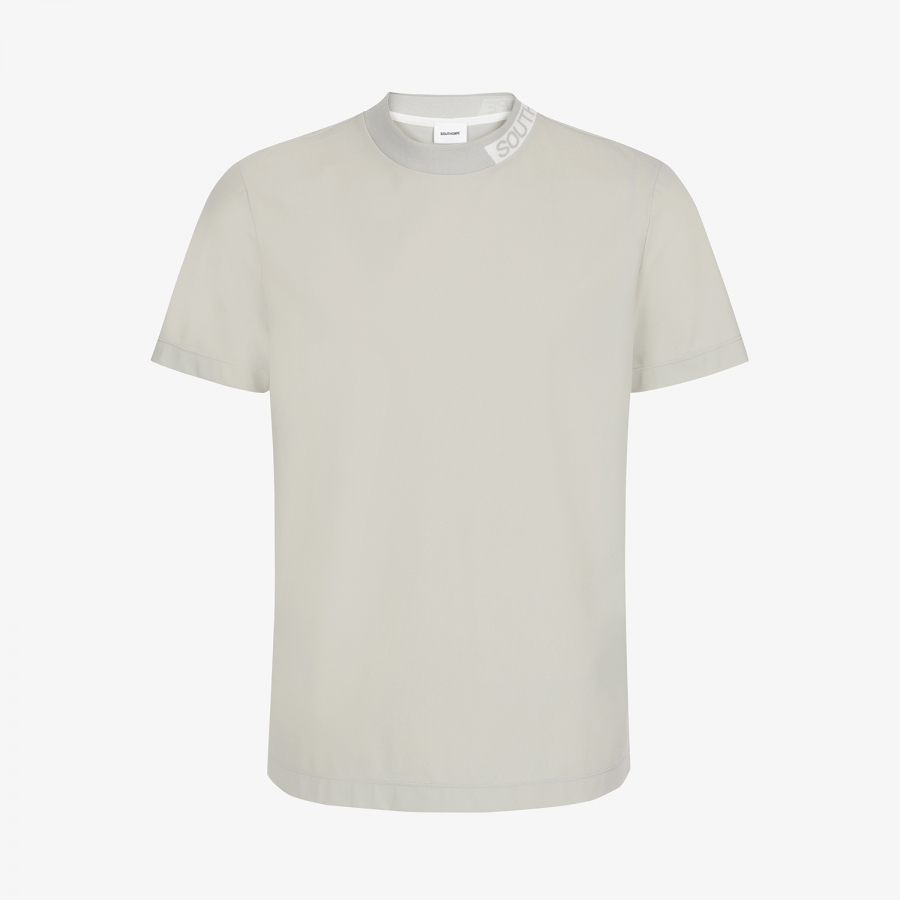 Logo-Neck Performance Short-Sleeve T-Shirt_LK