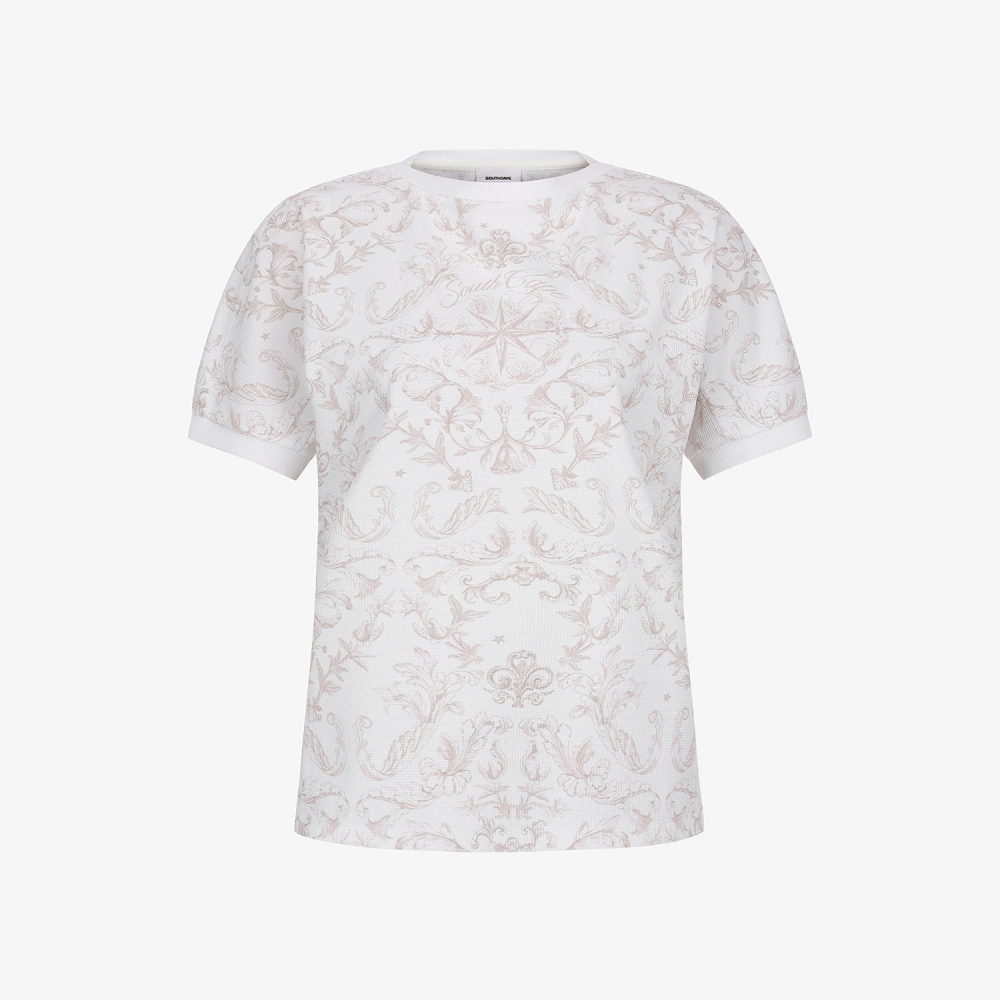 Southcross Texture Print Short-Sleeve T-Shirt_LE