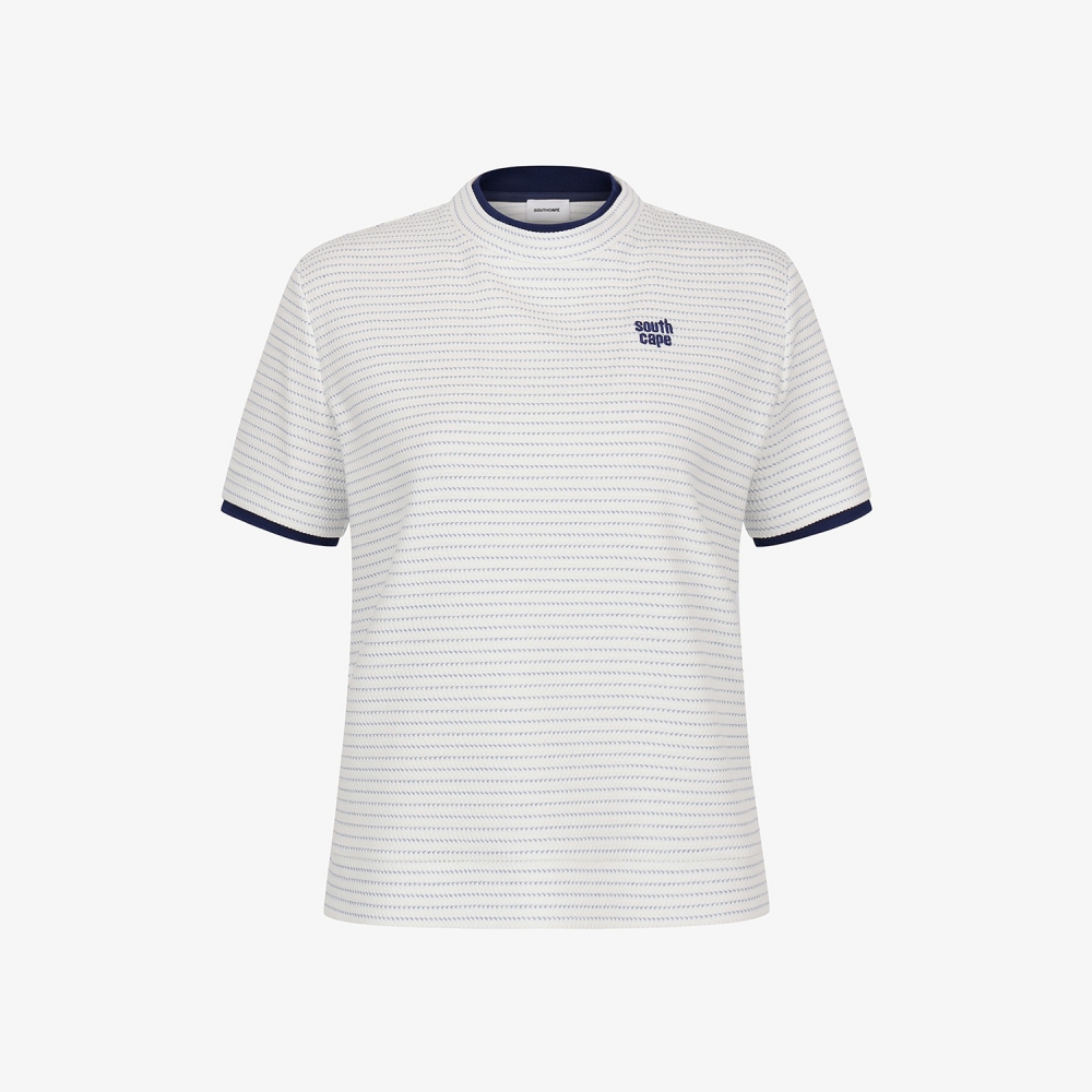 Stripe Crewneck T-Shirt_LB