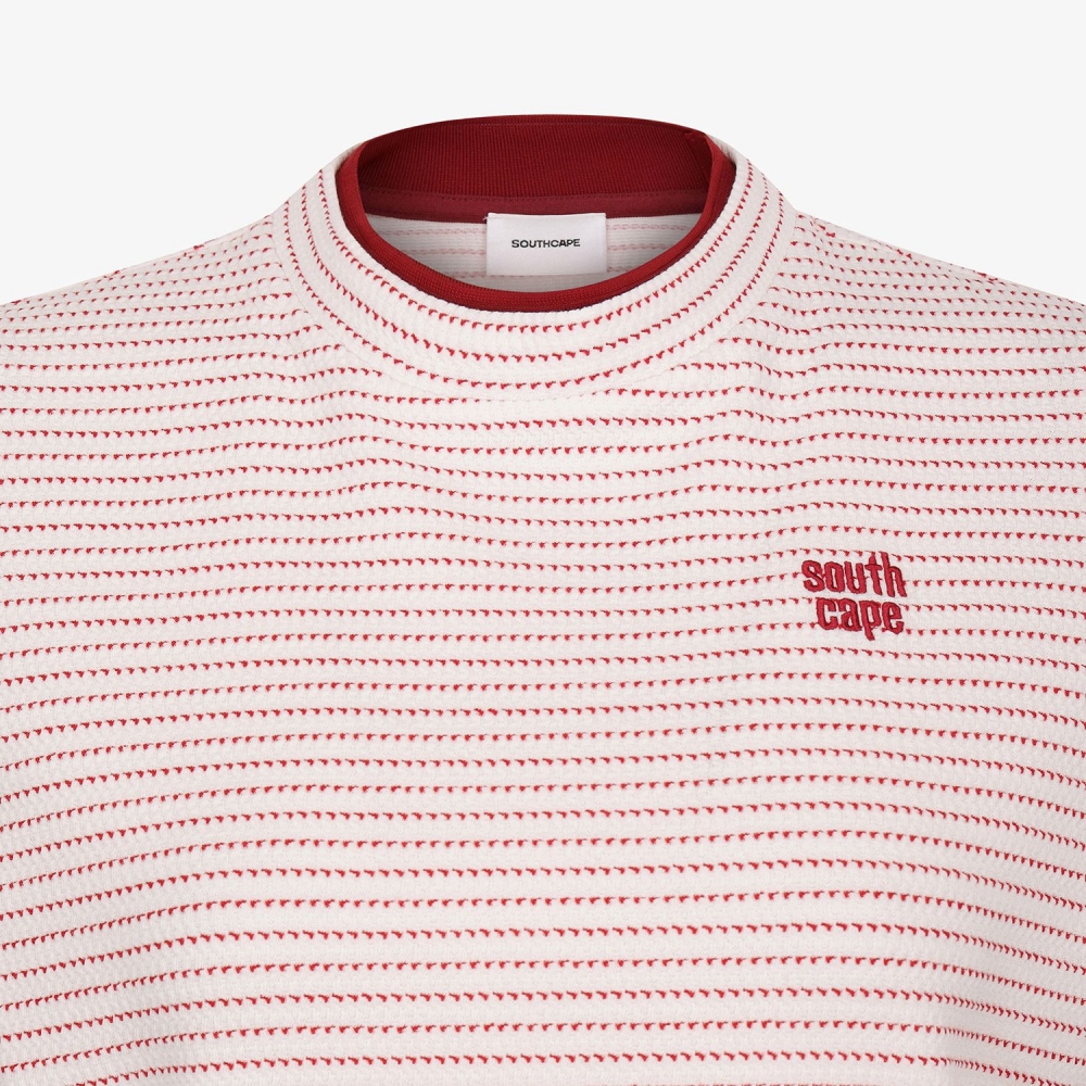 Stripe Crewneck T-Shirt_RD