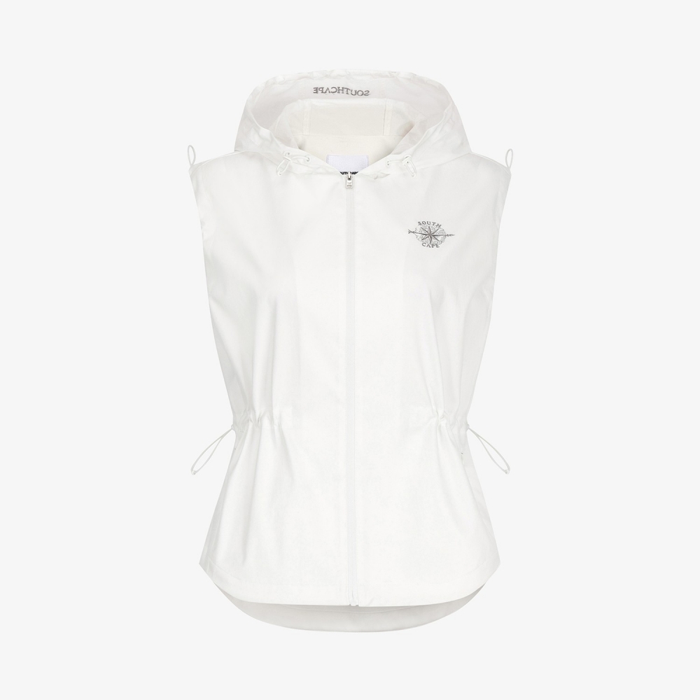 Southcross String Full-Zip Vest Jumper_WT