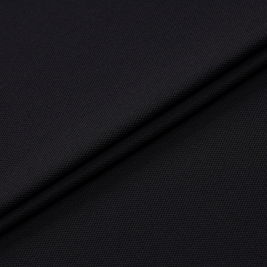 Contrast Line Collar Short-Sleeve T-Shirt_BK
