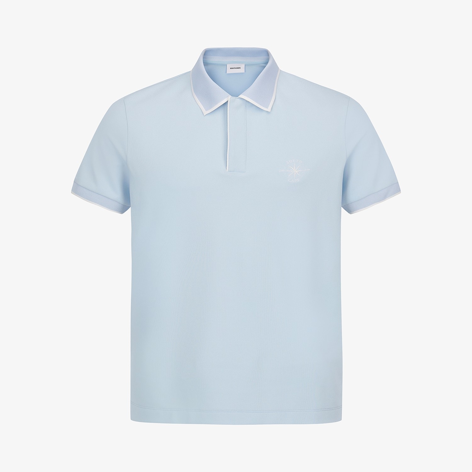 Contrast Line Collar Short-Sleeve T-Shirt_LB