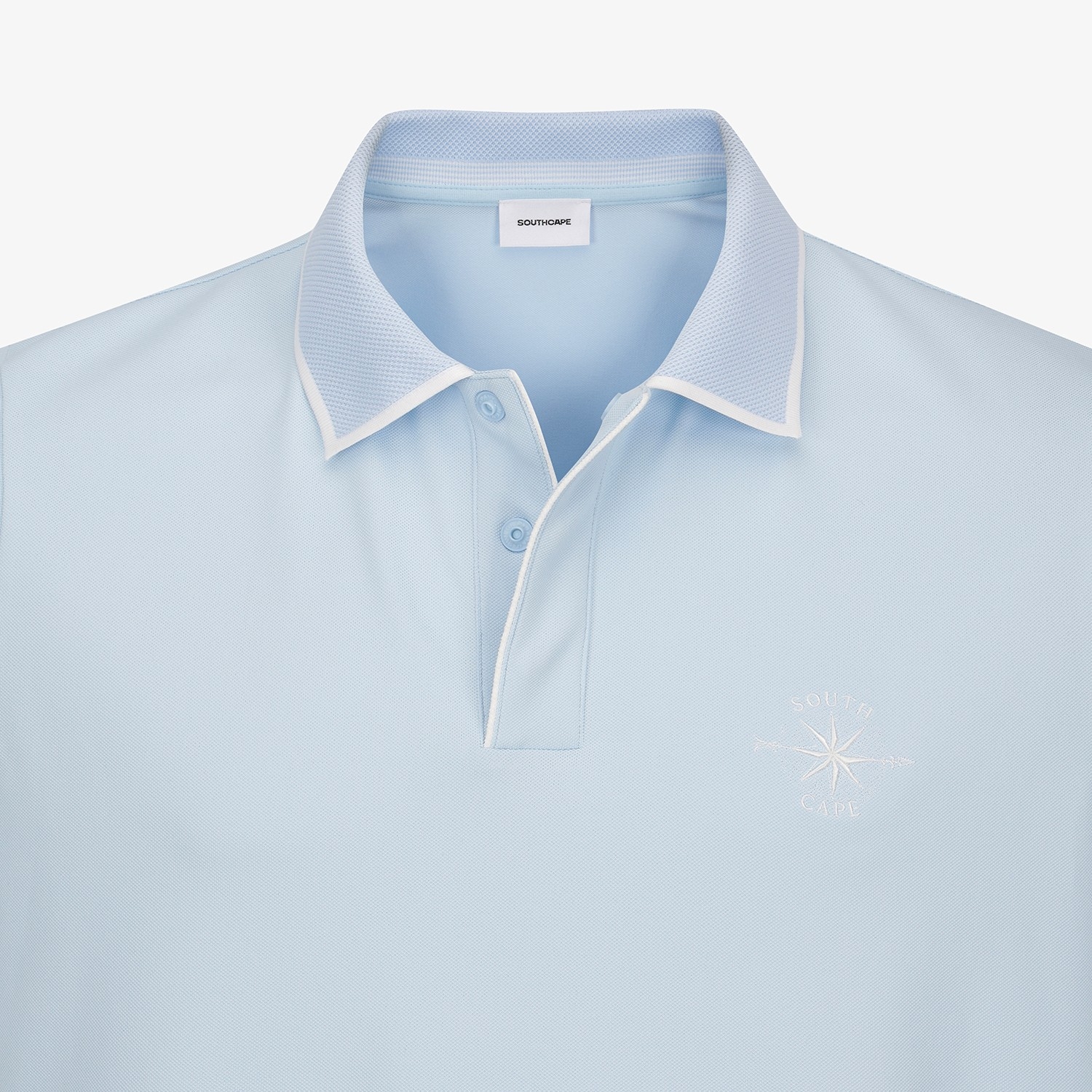 Contrast Line Collar Short-Sleeve T-Shirt_LB