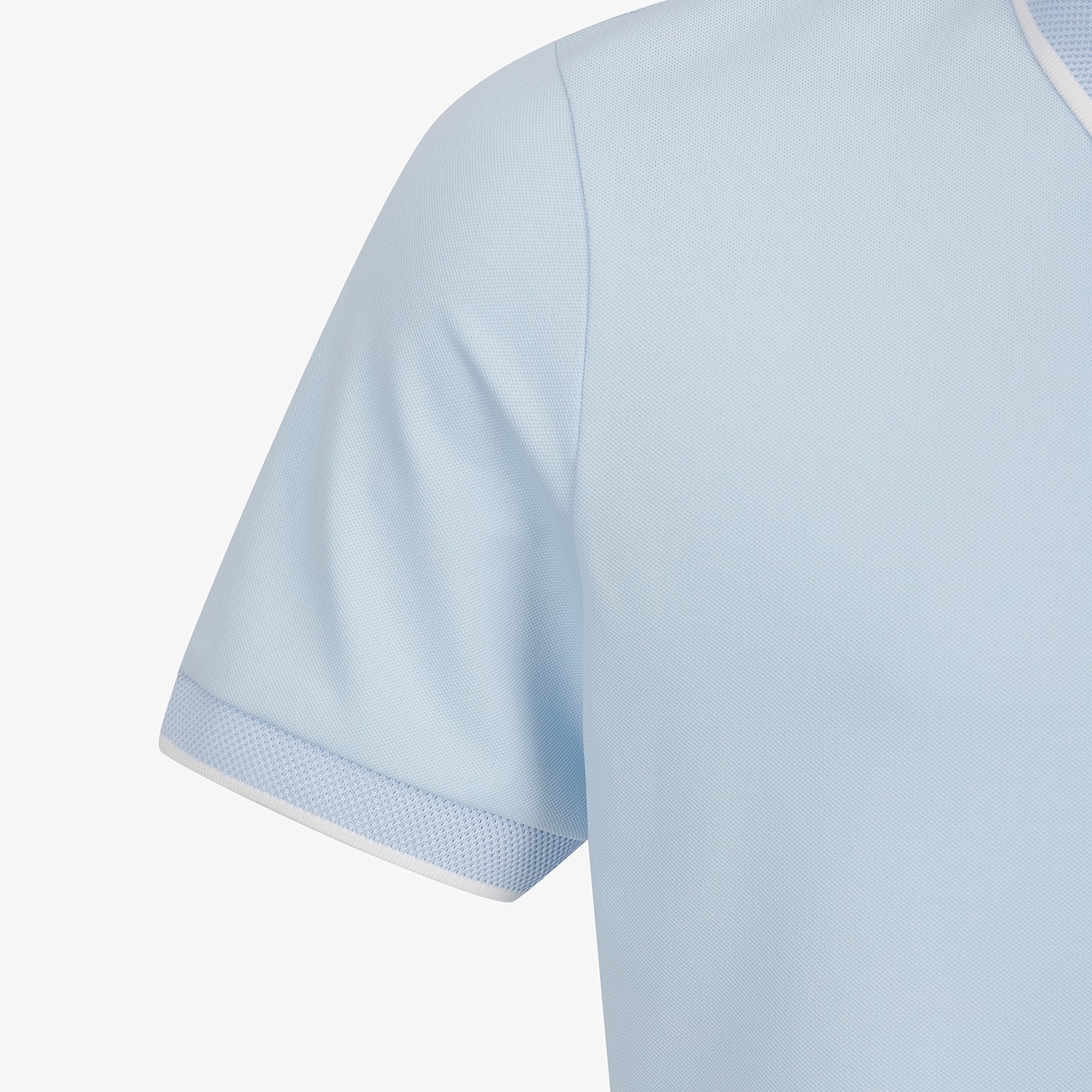 Contrast Line Collar Short-Sleeve T-Shirt_LB