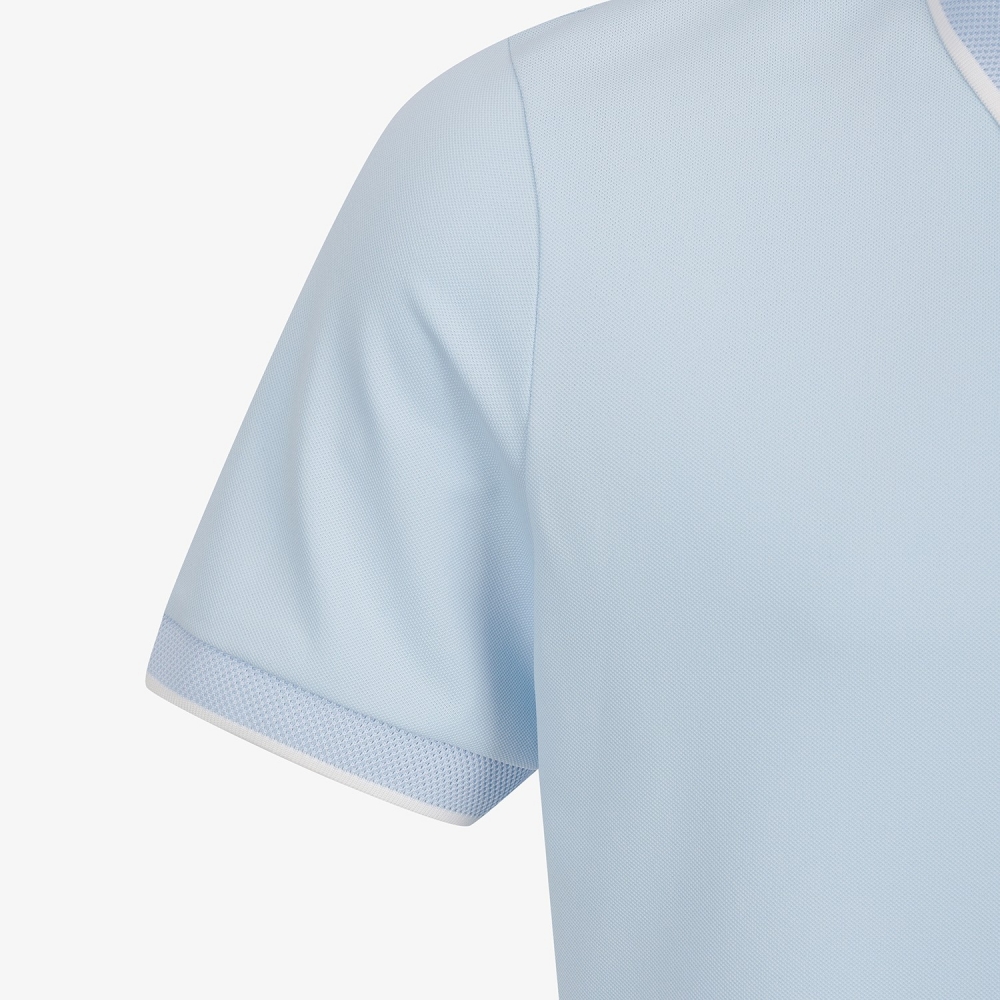 Contrast Line Collar Short-Sleeve T-Shirt_LB